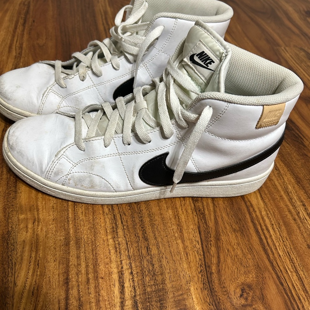 Nike White and Cream Sneakers